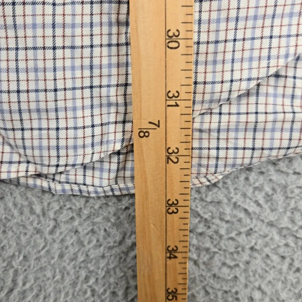 Ralph Lauren Shirt Mens‎ 16.5 - 34/35 Tan Pony Long Sleeve Plaid Yarmouth